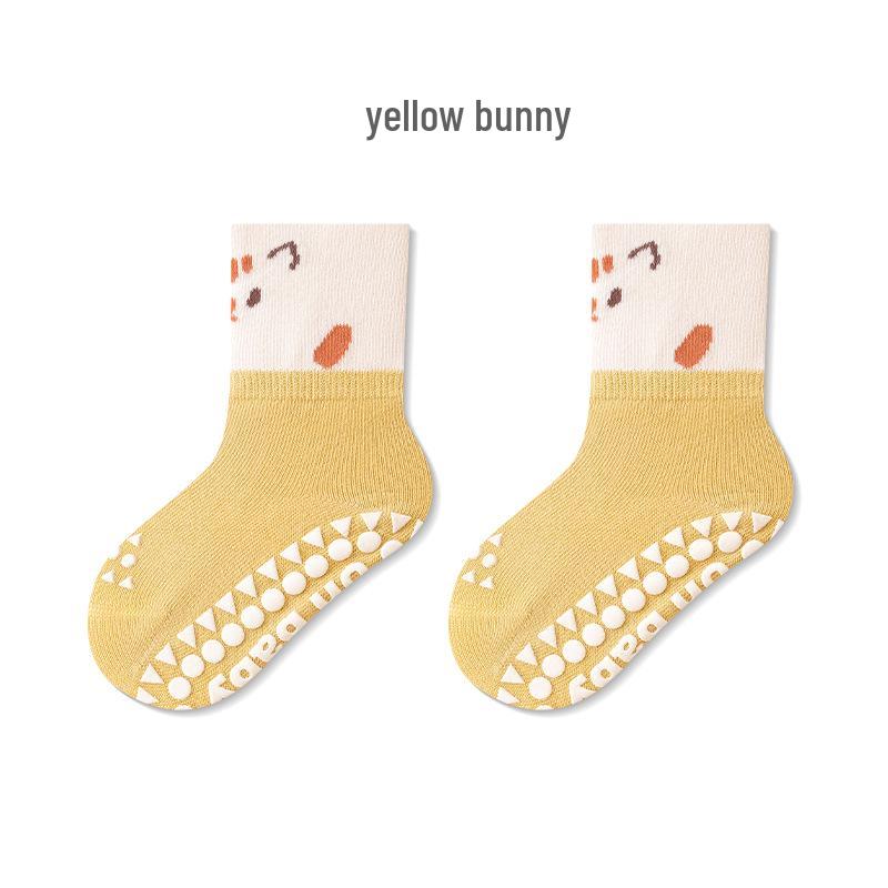 2025 Spring Collection: Baby Non-Slip Cotton Socks for Newborns, Boys & Girls