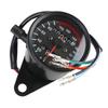 Motorcycle Speedometer with LED Signal Light Backlight Indicator 12V Odometer Gauge Universal for Cafe Racer Motorbike