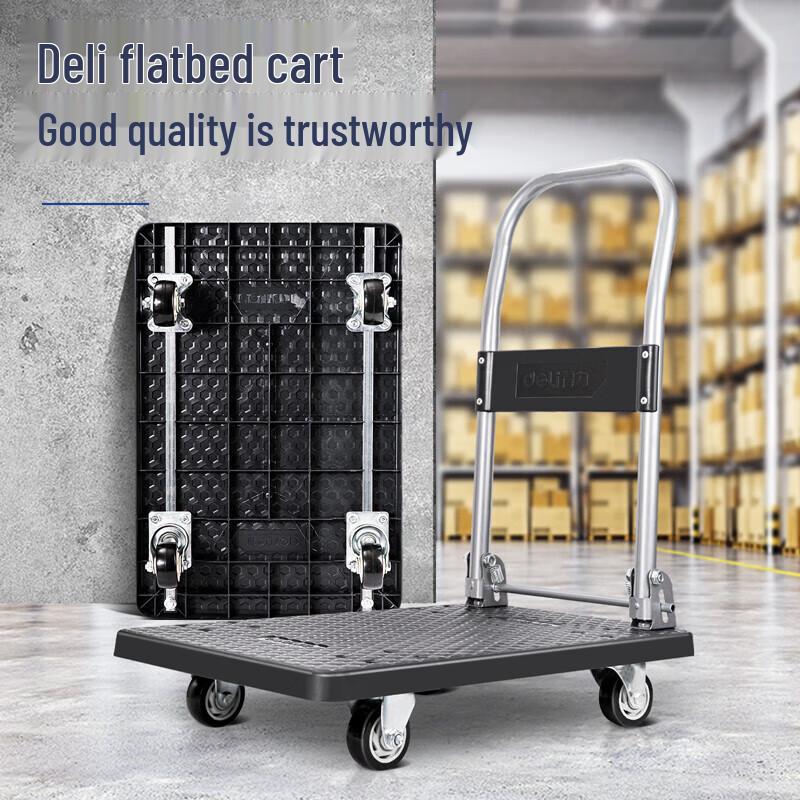 Deli Heavy-Duty Steel Flatbed Hand Truck
