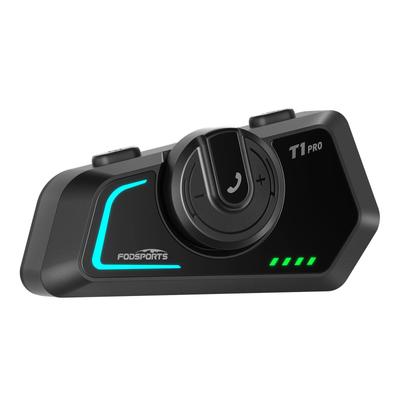 FODSPORTS T1 PRO Μοτοσυκλέτας Ταυτόχρονο Bluetooth HIFI Ήχος Θόρυβος FM Μουσική Επικοινωνία Συνδέεται με Άλλα IP67 Siri Κράνος Ιαπωνικός Ήχος