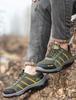 Men's Steel Toe Low-Top Safety Shoes: Anti-Smash, Anti-Puncture, Breathable, Wear-Resistant for Construction Sites.