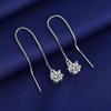Elegant Korean Style Six-Claw Crown Earrings - Classic Women's Fashion Ear Studs