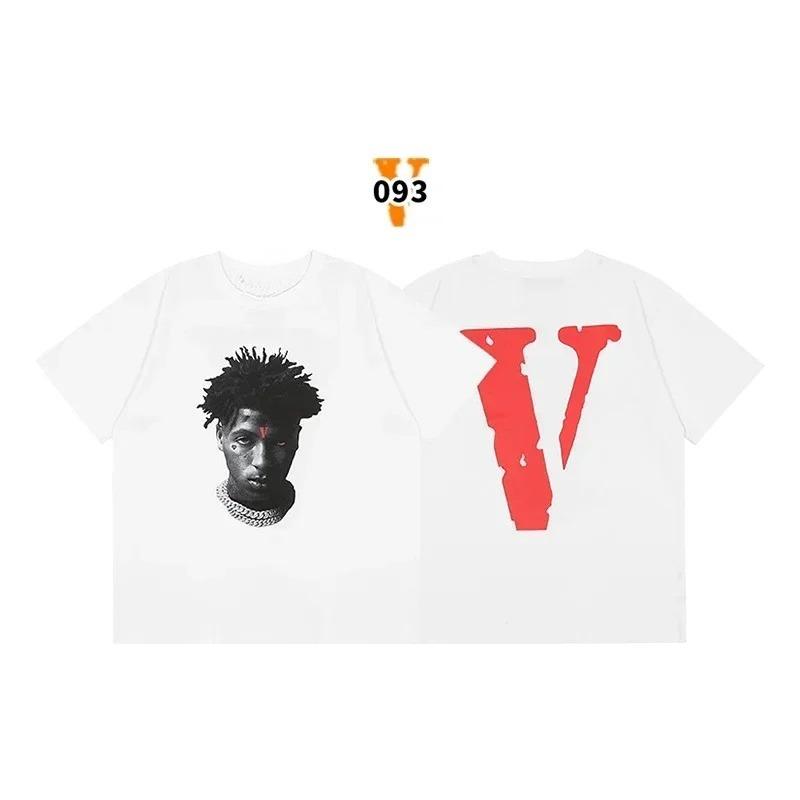2025 Top 100% Cotton Fashion Trendy Printed Pattern T-shirt for Men and Women, High Quality Casual Large Size Widening