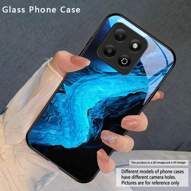 

Sea storm small sailboat For Honor Magic 4 5 6 Pro 7 X6 X9c X9 X6b X8 X9b X5b X8b 30 Pro+ 50 Pro 70 90 200 Lite Glass Phone Case Honor 90