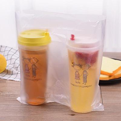 Thickened Dual Cup Drink Carrier Bags