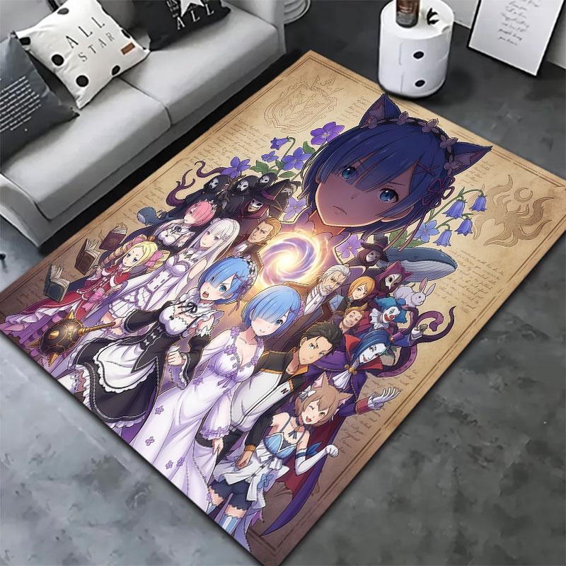 Re Zero Carpet Rug For Living Room Bedroom Home Sofa Decoration Kids Play Nonslip Floor Mat