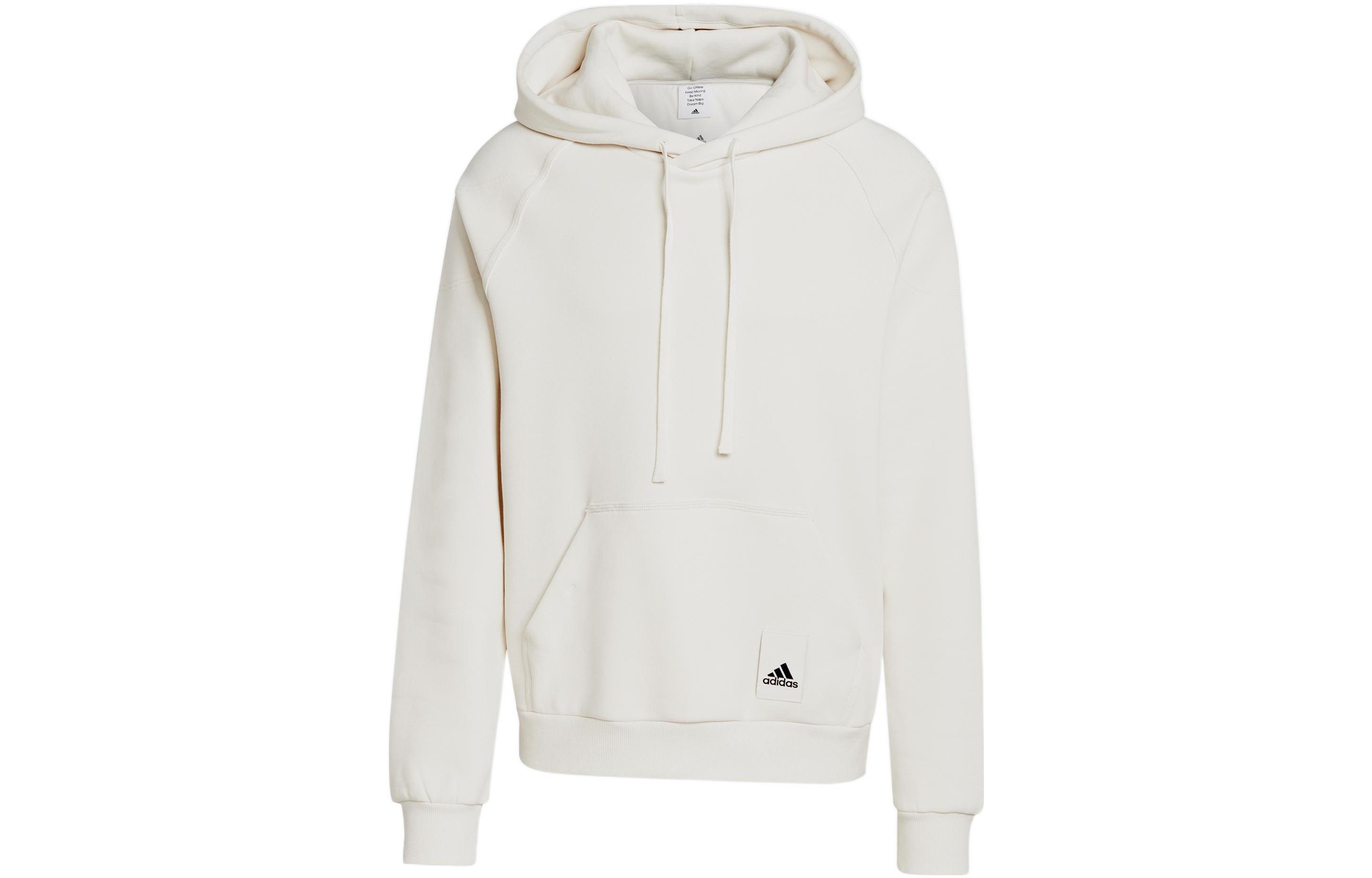 Adidas Sweatshirts Men s White Hooded Moderate Regular IA9343 M