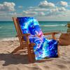 Ultra-Soft Beach Towel with Sonic Theme,Ideal for Pool - Camping, Diving - Perfect Travel Essential, Vibrant Beach Towel.