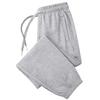 Women's 100% Cotton Grey Sweatpants, Spring/Autumn 2025 Fleece Casual Pants