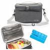 Thermal Lunch Bag for Travel 7.5L Large Cooling Pack