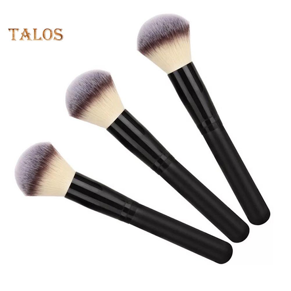TMS Wooden Soft Loose Powder Blusher Makeup Brush Face Cosmetic Beauty Tool Makeup Tools Fashion