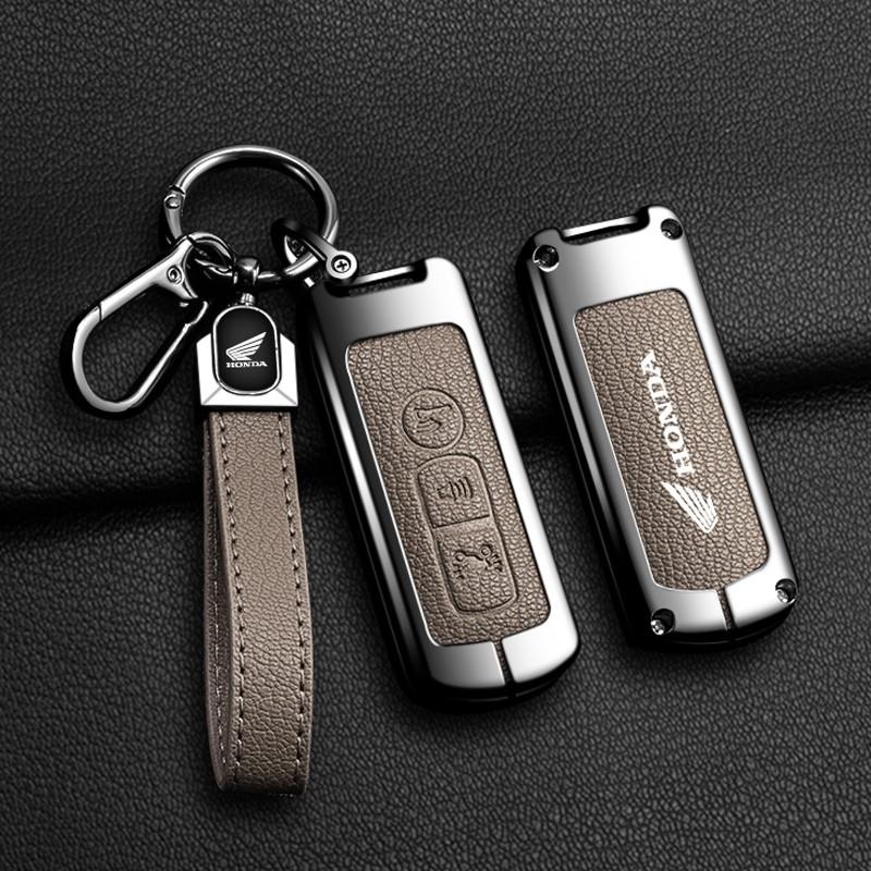 Zinc Alloy Leather Car Key Case Cover For Honda Forza 125 300 350 750 ADV Pcx 125 Xadv Super Cup SH150i SH300 Sh125 XAV Xlov