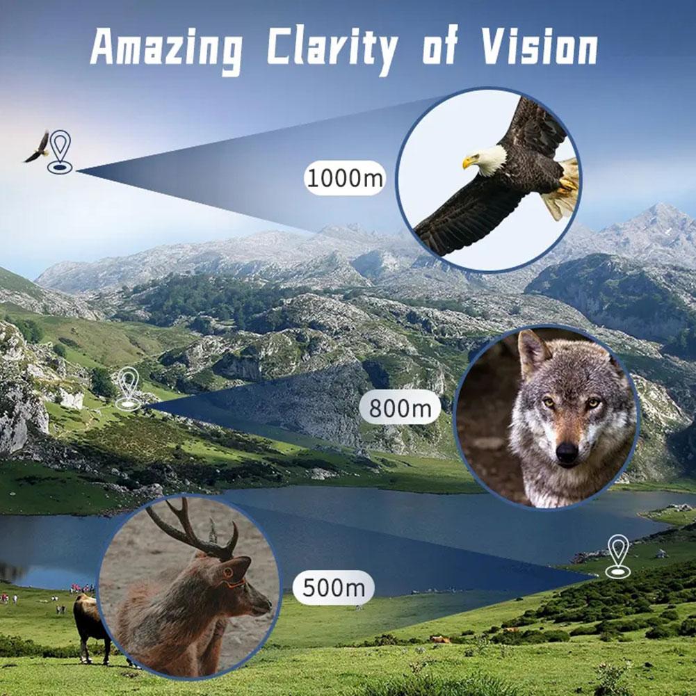 10-300-facher Zoom, Militär-Metall-HD-Bak4, leistungsstarkes Fernglas mit großer Reichweite, tragbares professionelles Teleskop-Monokular für die Jagd