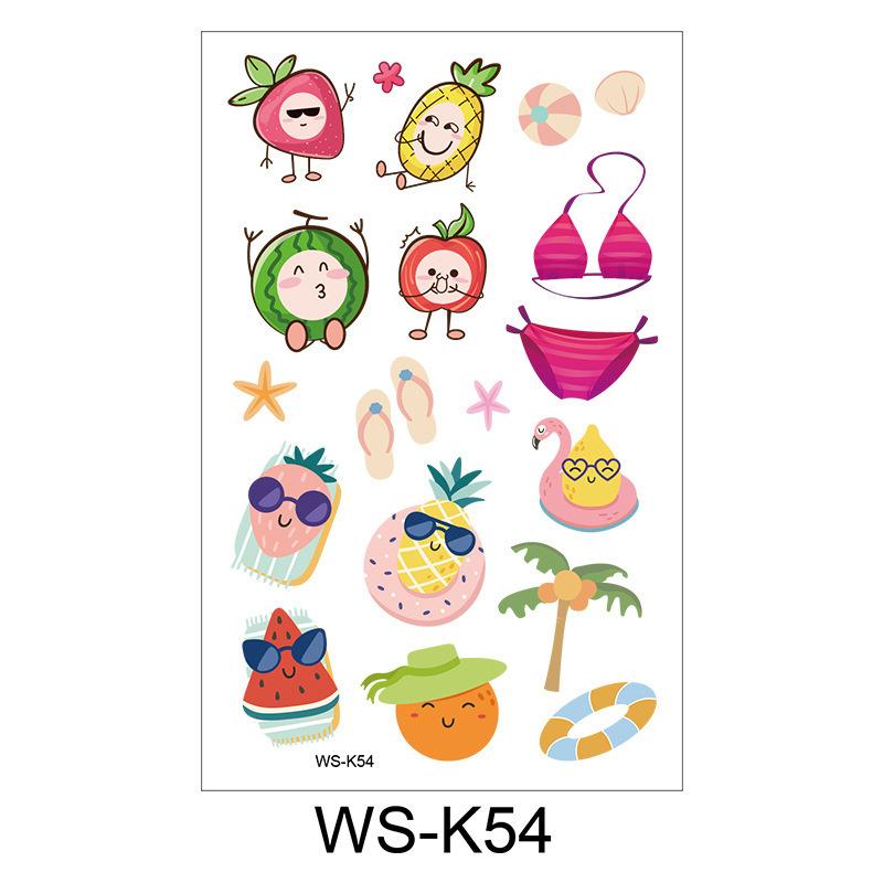 Cross Border Children's Cartoon Tattoo Stickers Space Dinosaur Boy Girl Cute Temporary Waterproof