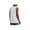 Under Armour Baseline Letter Print Breathable Reversible Basketball Jersey Men Tops White 1377310-100
