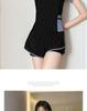 2026 Women's Conservative Short Sleeve Plus Size Slimming Swimsuit - Professional Training and Hot Spring Swimwear