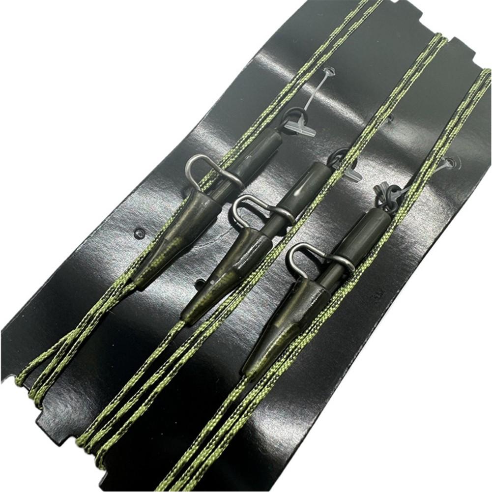 Simplified Setup Pack of 3 Ready Tied Heli Kable Carp Fishing Leaders