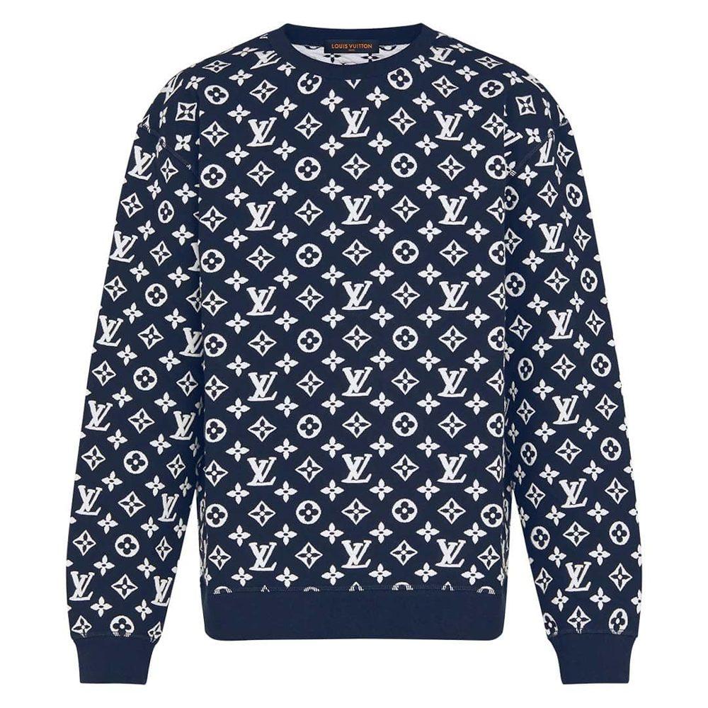 Louis Vuitton Lv Monogram Jacquard Crewneck 1A8FHI