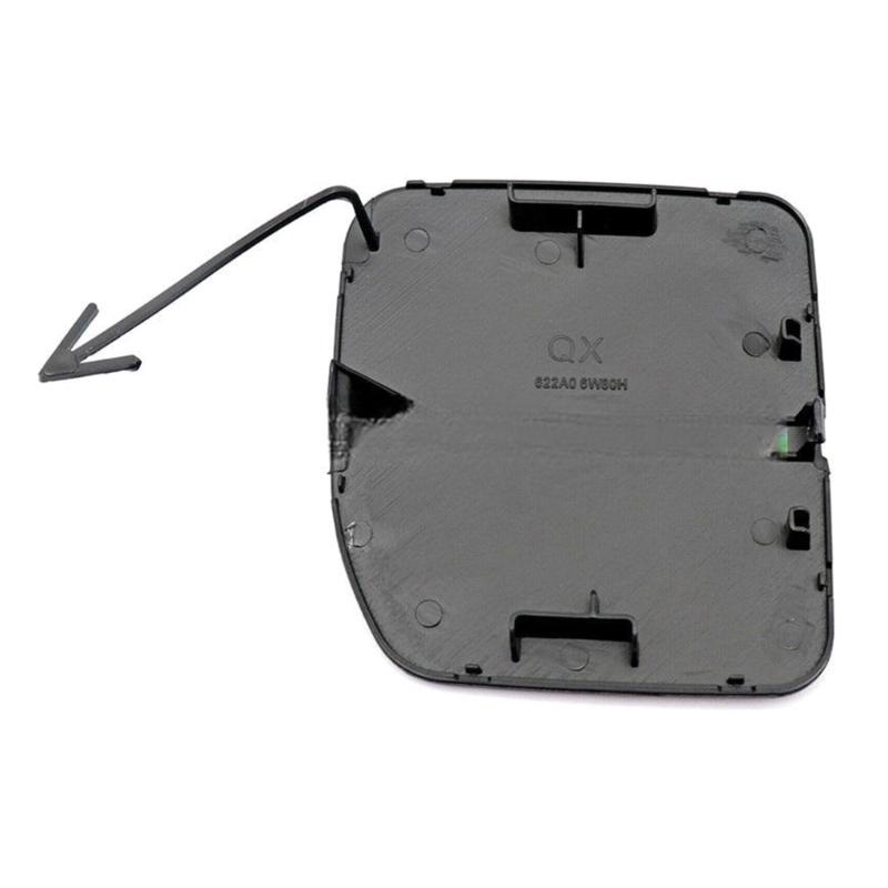 Car Front Left Right Bumper Tow Hook Cover 622A0-6W80H for Versa Sedan 2015-2019 Tow Hook Eye Lid Cover