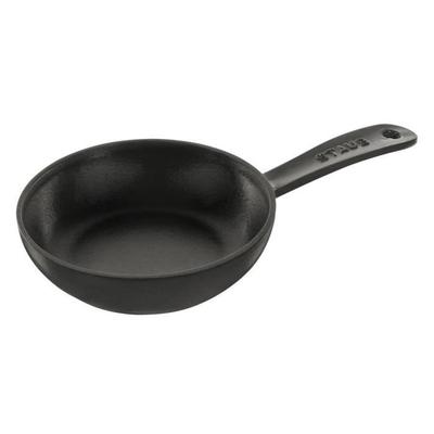 Cast Iron Pan - STAUB - 16 Cm - Black - Induction Compatible - Durable and Scratch-Resistant