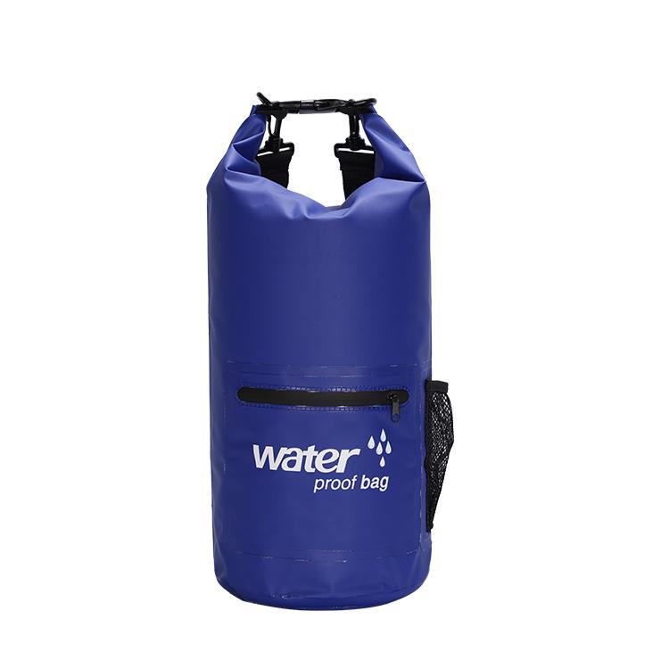 Waterproof PVC Rafting and Beach Zipper Pocket Bag