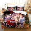 3D Anime Toji No Miko Kanami Etou Bedding Set Printed Bed Set With Pillowcase Duvet Cover Soft Queen King Size Bedclothes Home