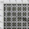 oneOone Cotton Flex Dark Olive Green Fabric Floral & Tiles Moroccan Fabric For Sewing Printed Craft Fabric By The Meter 40 Inch