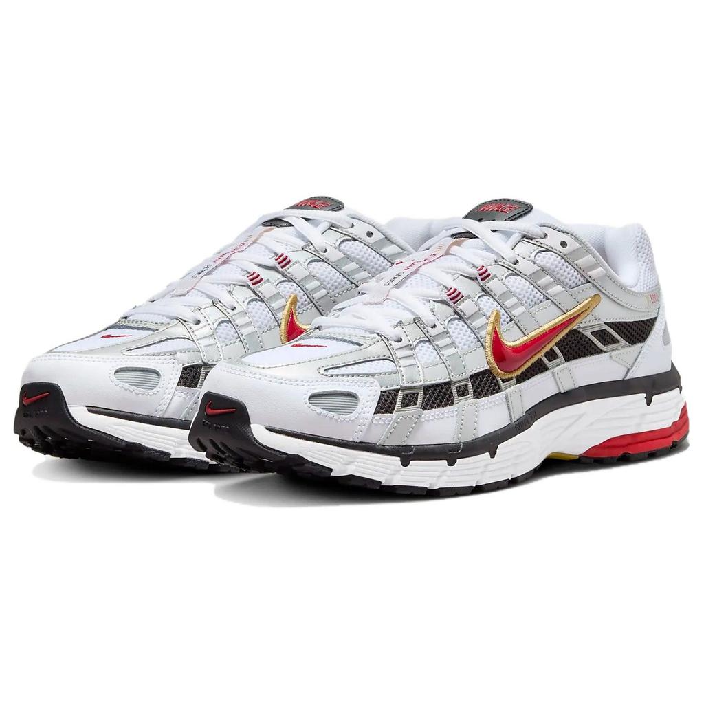 Nike P-6000 Platinum Varsity Red Unisex Sneakers White Metallic-Platinum CD6404-102