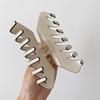 New Fashion White Hair Claw for Women French Classic Large Small Acetate Claw Clip Shark Crab Hair Clip Hair Accessories