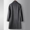 Mantel Herbst und Winter Mittel und Lang Jugend Business Entladung Entendaunenfutter Doppelseitiger Woll-Trenchcoat