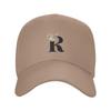 Letter R Floral Sun Baseball Cap Summer Women Unisex  Custom DIY Trucker Hat Sunscreen y2k Funny Tennis Skate Snapback Cap