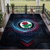 Weicher Boden Teppich Blackburn Rovers Fußballmuster Teppichboden Dekorationsmatte Für Heim Raum Dekoration
