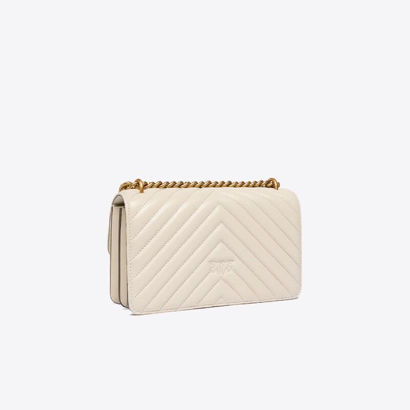 

Стеганая сумка кроссбоди PINKO из овчины с ласточкой Regular