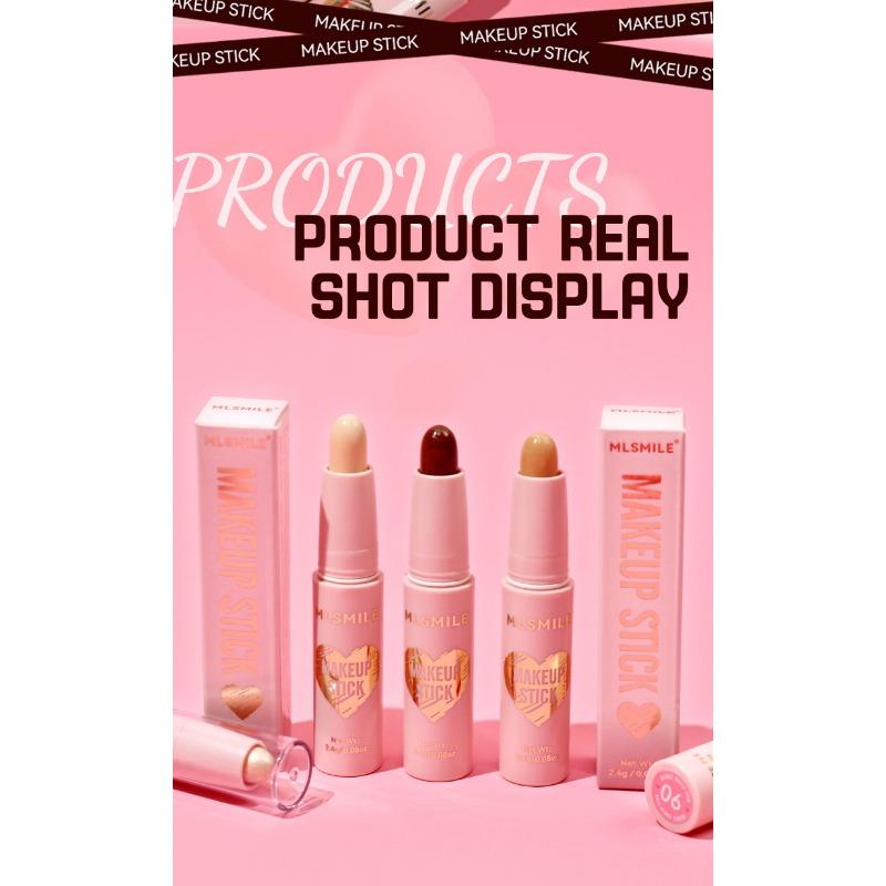 MLSMILE 8-color Highlight Stick Face Brightening Sleeper Silkworm Pen Three-dimensional Face Contour Shadow Stick