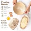 Natural Rattan Sourdough Proofing Basket; Includes A Liner And Is Available In Various Sizes.