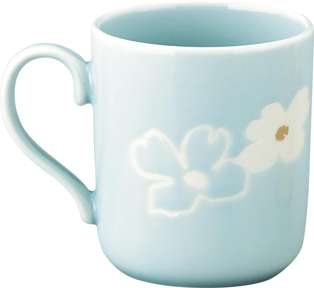 Hanae Mori Pair of Floral Dishwasher and Microwave Perfect As a Gift or Wedding Made In "Fleur" Mugs, Approx. 300ml, Design, Safe, Gift, Japan,