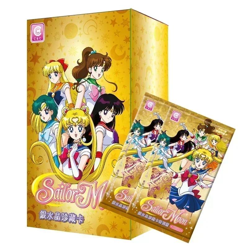 Sailor Moon Card Silver Kingdom Tsukino Usagi Luna Takeuchi Fantasy Magic Eternal Crystal Anime PR Collection Card Toy Gift