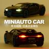 Symulacja Stopowy Model Samochodu Super Run Qilong Racing Bugatti Metalowy Samochód Sportowy Zabawka Chłopiec