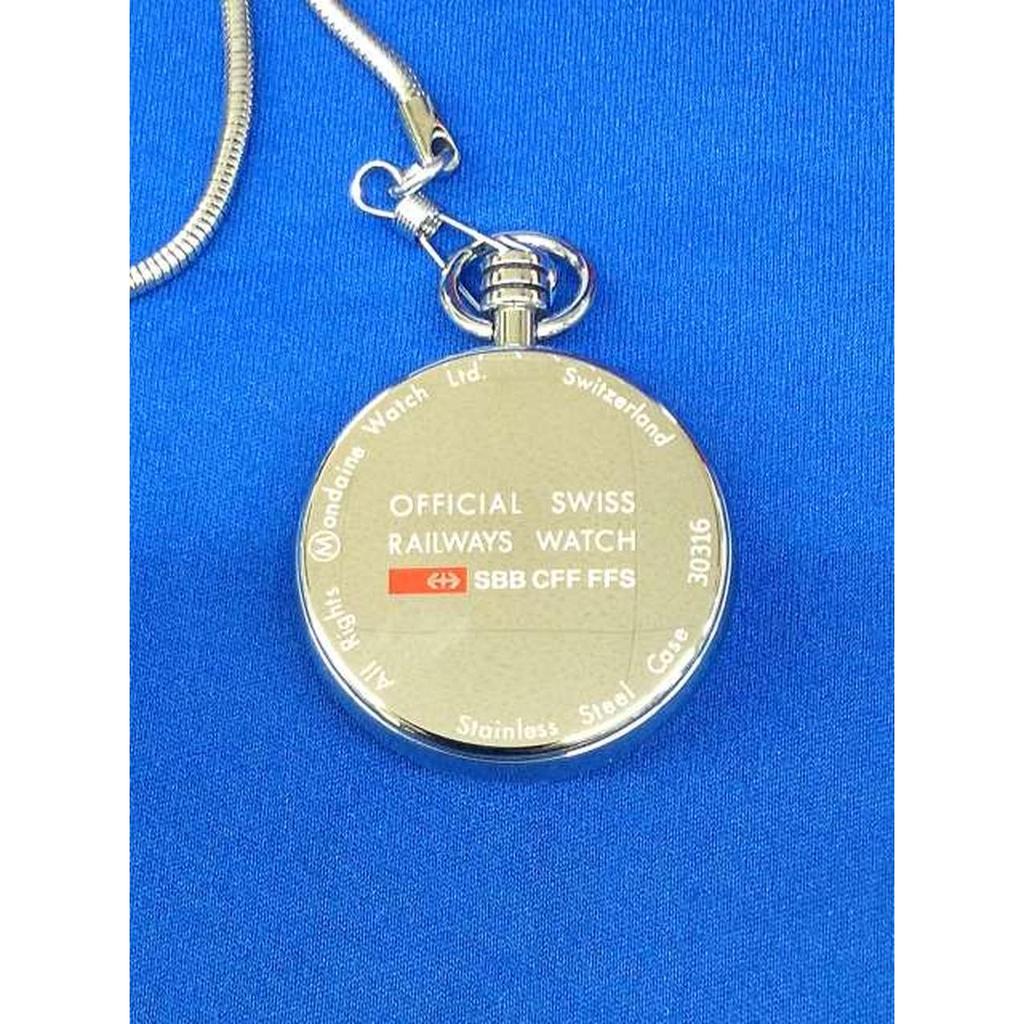 Used MONDAINE A660.30316.11SBB pocket watch