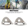 2 Pcs 25kN Climbing Bolt Hanger Stainless Steel Climbing Holds Bolt Hanger  Aerial Work