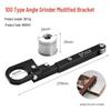 Modified Belt Sander & Polishing Tool for Rust Removal and Woodworking – Pneumatic/Electric Angle Grinder Attachment