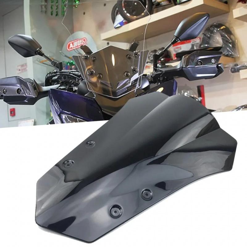 For Yamaha MT-09 Tracer MT09 FJ09 FJ-09 2015 2016 15 16 Black Windshield WindScreen Double Bubble MT 09 FJ 09 2015 2016