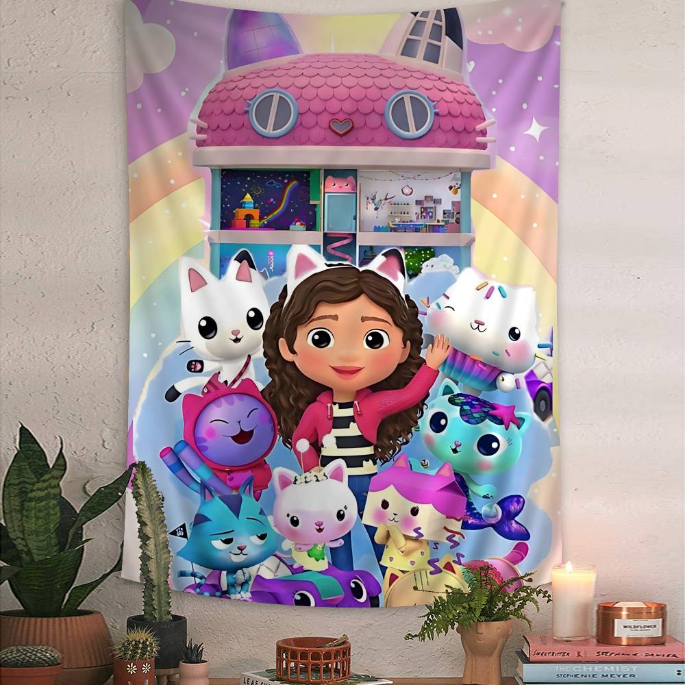 Funny Vintage GGabbys Classic Dollhouse Hippie Wall Hanging Tapestries Bohemian Wall Tapestries Mandala INS Home Decor