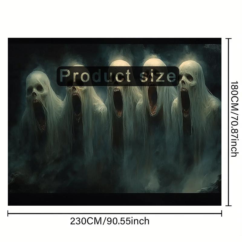 Halloween party birthday and event backdrop with horror theme - suitable for both indoor and outdoor use Halloween decoration