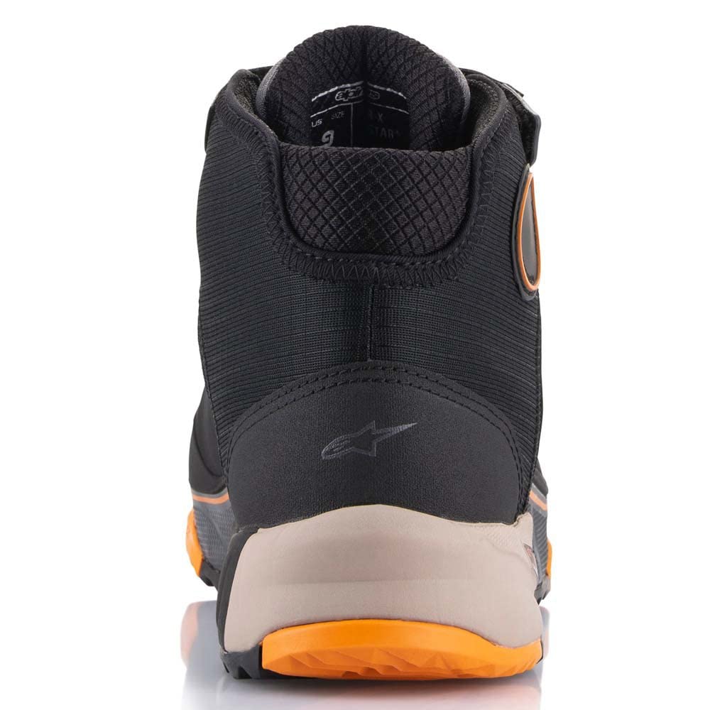Alpinestars DRYSTAR Riding 1284 Black Light Brown US Size CR-X Shoes, Orange, 9.5/27.0cm (Product Code 2611820)