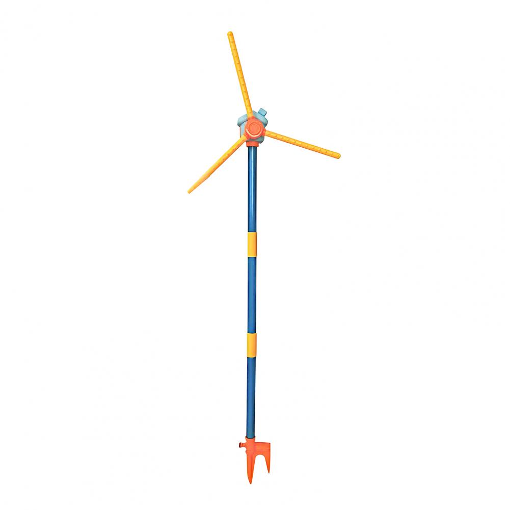 

Sprinkler Water Wheel Outdoor Toy Rotating Splash Water Play for Camping Kindergarten Playground Garden Beach Yard Summer Fun синій