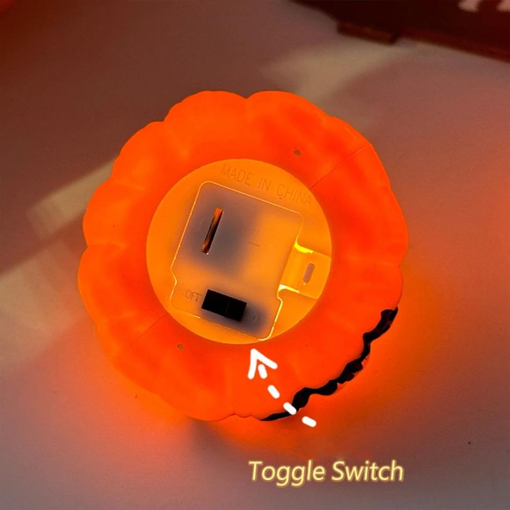 Halloween LEDpumpkin Lantern Light Home Decoration Candle Lamp Halloween Party Supplies Haunted House Horror Props Kids Gift