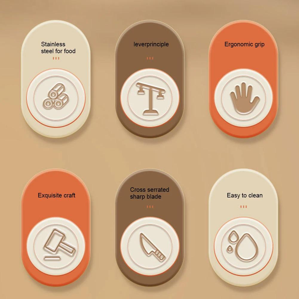 Kitchen Use Snack Preparation 18*18*8cm Chestnut Cutter Ergonomic Nut Cracker Reusable Nut Opener Compact Storage