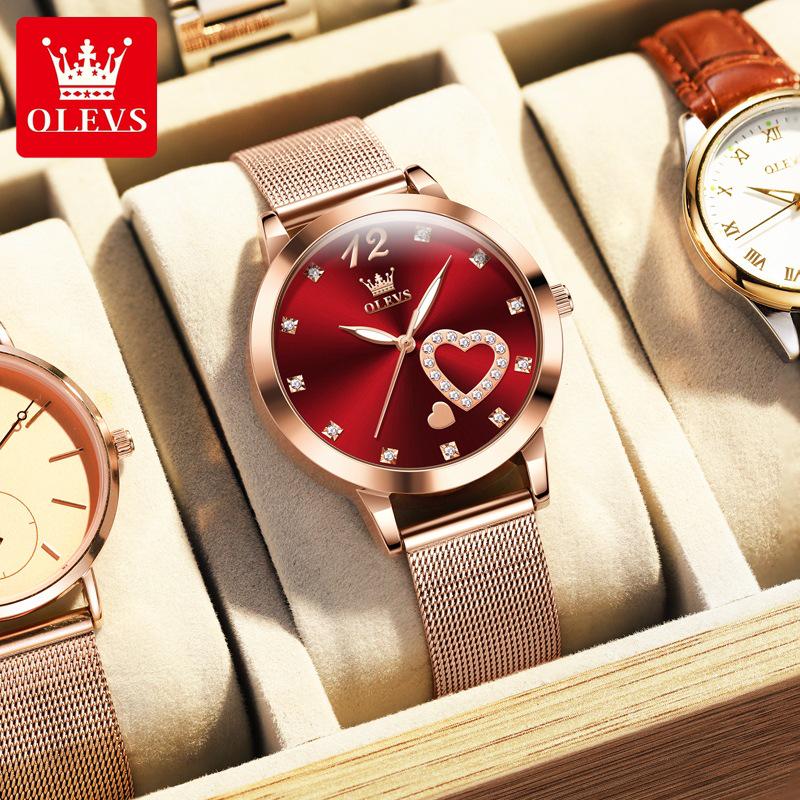 

2019 Женские водонепроницаемые кварцевые часы Oulishi