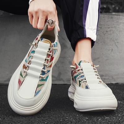 Nový styl Ležérní boty Pro muže Móda Roman Canvas Tenisky Pánské Britský styl Platforma Vulkanizované Pánské Boty Street Styl
